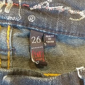 iT Jeans (Sz. 26) - Boot cut, Dark wash w/ fade